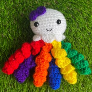 Rainbow Octopus Rattle