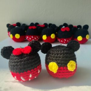 Mickey and Minnie key rings