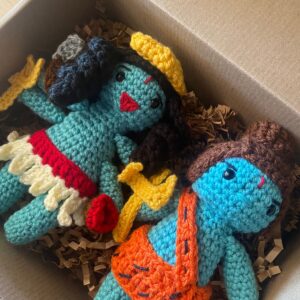 Crocheted Shiva and Kali Set