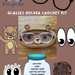 Bear Glasses Holder Crochet Kit