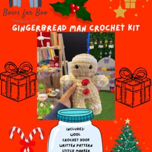 Gingerbread Man Crochet Kit 