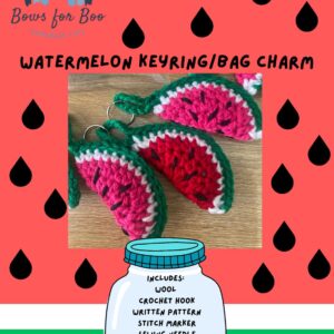 Watermelon Keyring/Bag Charm 
